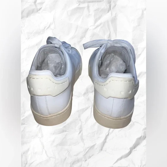 Marni Men’s White Dada Bumper Sneakers - Picture 8 of 13